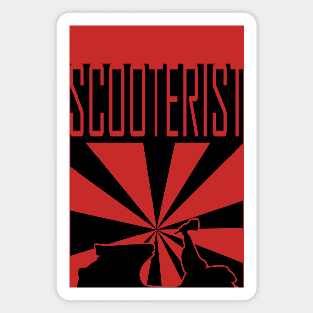 Scooterist Magnet by Skatee